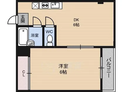 プレアール今福西【4階】の間取り