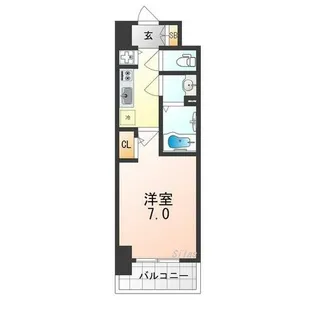 Alivis堺浜寺【9階】の間取り