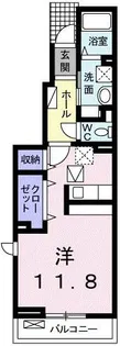 エスペランサ中仁野Ⅵ【1階】の間取り