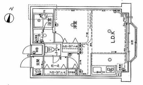 ダイアパレス北34条【6階】の間取り
