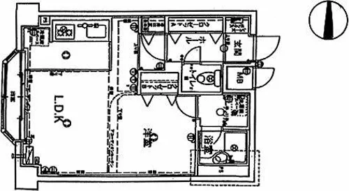 ダイアパレス北34条【6階】の間取り