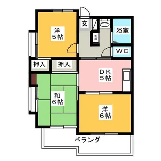 ベルドミール葵21【3階】の間取り