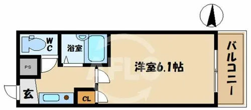 ラ・フォレスタ【7階】の間取り