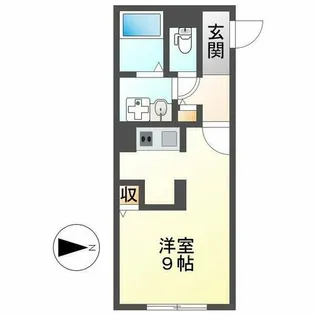 GVIVRE東別院【108号室】の間取り