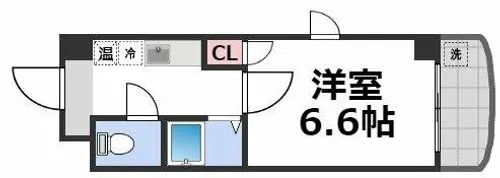 ドエル南本町【12階】の間取り