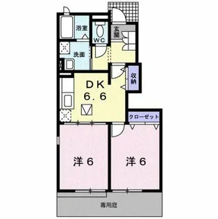 リアン・ファミーユ【1階】の間取り