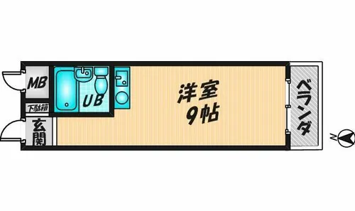 花園ルート66【3階】の間取り