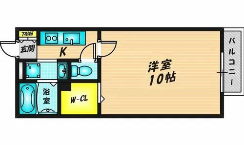 プルミエール A【206号室】の間取り
