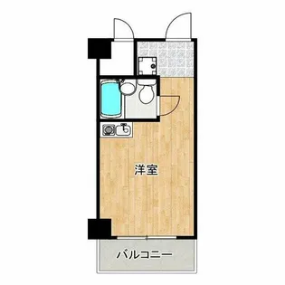 ライオンズマンション日本橋【2階】の間取り