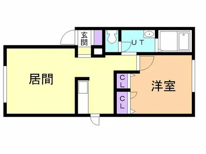 グランラヴィーヌ栄町【1階】の間取り