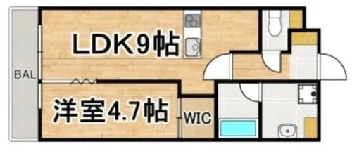 グランファスト 伊都【4階】の間取り