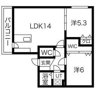GraneigeYamahana【4階】の間取り