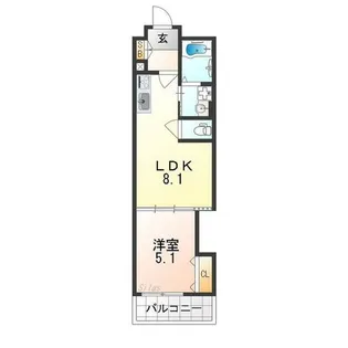 大阪府東大阪市菱江6丁目【アパート】の間取り
