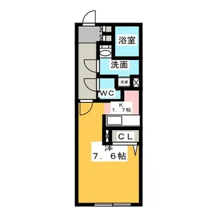 LUORE大曽根NORTH【2階】の間取り