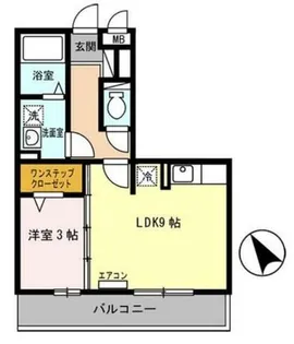セジュール石町【2階】の間取り