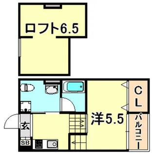 ポートレジデンス海運町【2階】の間取り