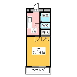 第7リーディングビル【3階】の間取り