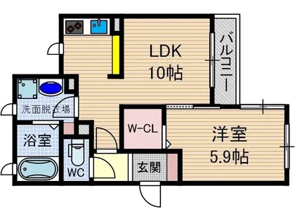 さくら1番館【2階】の間取り