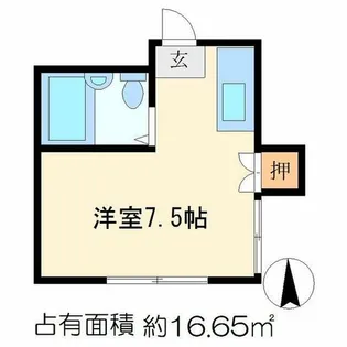 カサローゼ吉田【2階】の間取り