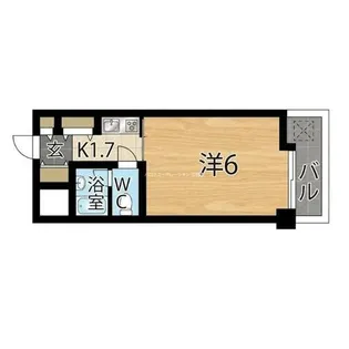 キューブ南武庫之荘3【5階】の間取り