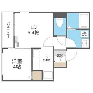 GranMode山鼻【1階】の間取り