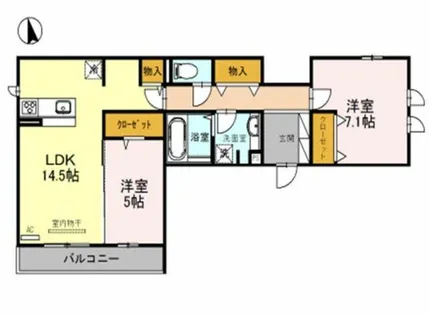 NAGOMI【2階】の間取り