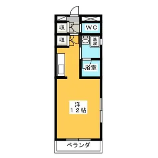サンアイハイツ【2階】の間取り
