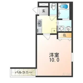 フジパレス堺鳳東Ⅵ番館【3階】の間取り