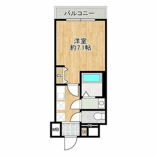 M-City 天王寺【2階】の間取り