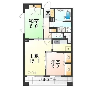 メゾン油小路【2階】の間取り