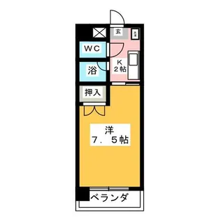 フローラルハイツ【4階】の間取り