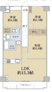 リーガル堺【3階】の間取り