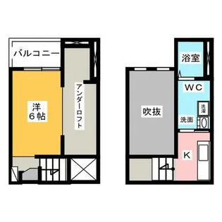 モルゲンロート中坪【1階】の間取り