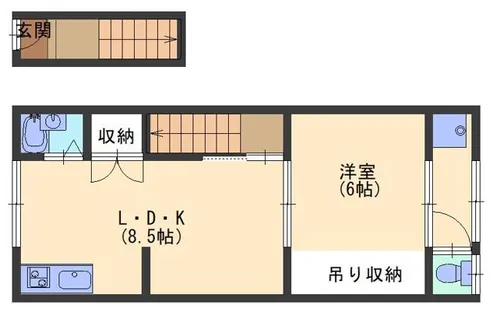 サンライズ栄【2階】の間取り