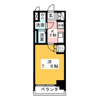 ISM栄【10階】の間取り