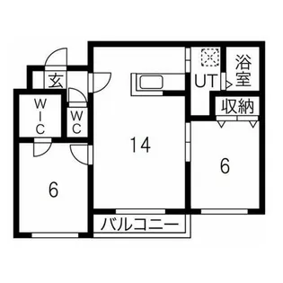 北海道札幌市手稲区手稲本町二条5丁目【マンション】の間取り