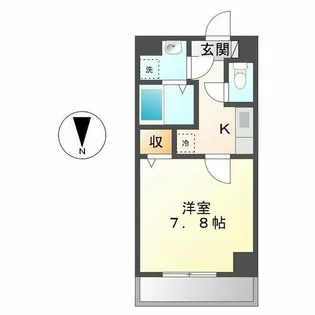 アトネス1604【5階】の間取り