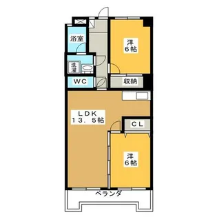 宮地興産ビル【5階】の間取り