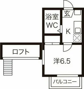 レオパレス八田第9【2階】の間取り