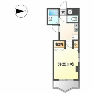 サンシャイン鶴舞【2階】の間取り
