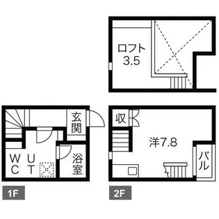 LE COCON豊田A【B号室】の間取り