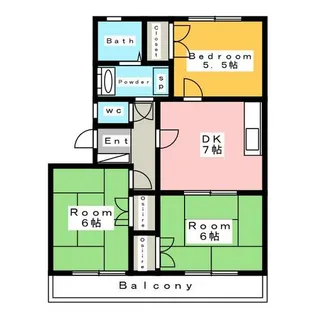 メゾン碧新【2階】の間取り