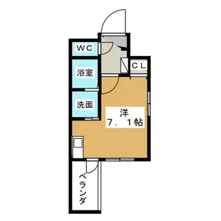 プレミアムコート名古屋金山インテルノ【11階】の間取り