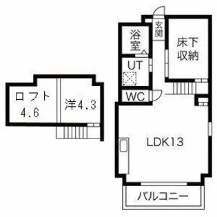 グランフォート新瑞橋【5階】の間取り