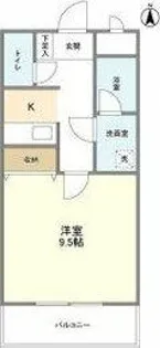 エルム塩付【1階】の間取り