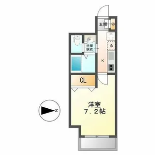 チェルトヴィータ【10階】の間取り