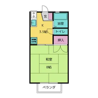 コンフォールUMINO【2階】の間取り