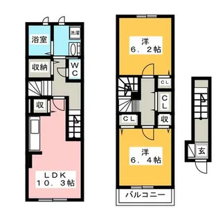 アルカンシエル【1階】の間取り