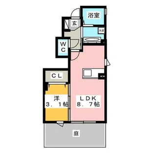 寿庵 B【1階】の間取り