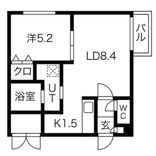 アルシオーネN4【3階】の間取り